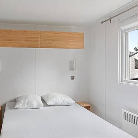 Mobilheim 6 Personen - Mobilheim | Premium | 3 Zi. | 6 Pers. | Erhöhte Terrasse | 2 Bäder | Klim.