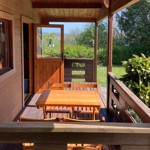 Bungalow 4 Personen - Bungalow Basic Family Litera (Etagenbett)