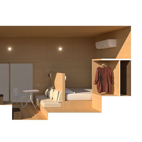 AUßERGEWÖHNLICHE UNTERKUNFT 4 Personen - Tiny Home Family