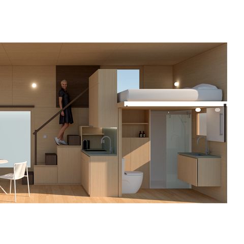 AUßERGEWÖHNLICHE UNTERKUNFT 4 Personen - Tiny Home Family
