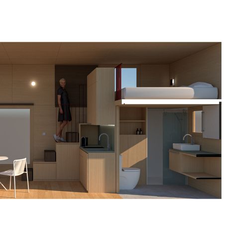 AUßERGEWÖHNLICHE UNTERKUNFT 4 Personen - Tiny Home Family