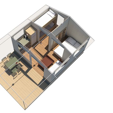 Zelt 4 Personen - Cottage Family Tent