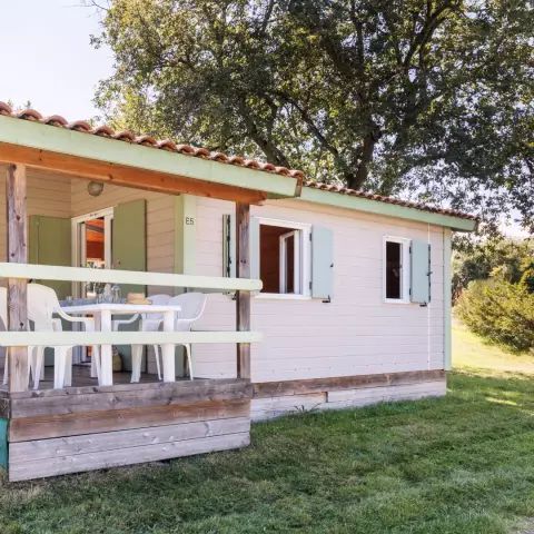 Mobilheim 5 Personen - Chalet Edelweiss 3 Zimmer 5 Personen + TV