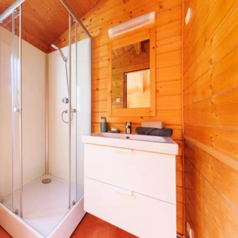 Mobilheim 5 Personen - Chalet Edelweiss 3 Zimmer 5 Personen + TV
