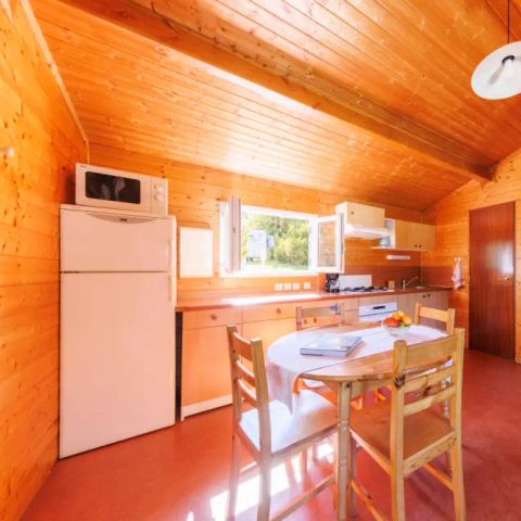 Mobilheim 5 Personen - Chalet Edelweiss 3 Zimmer 5 Personen + TV