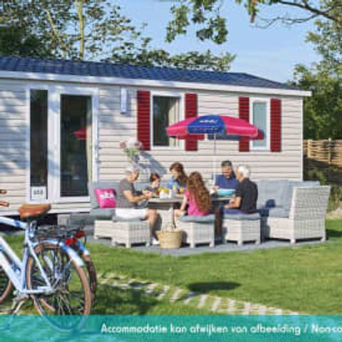 Mobilheim 6 personen - Mobilheim Elégance 3 Schlafzimmer Terrasse (für 6 Personen)