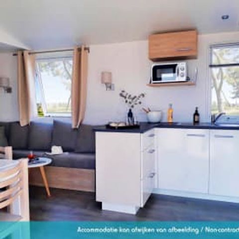 Mobilheim 4 Personen - Mobilheim Excellence 2 Schlafzimmer Terrasse (für 4 Personen)
