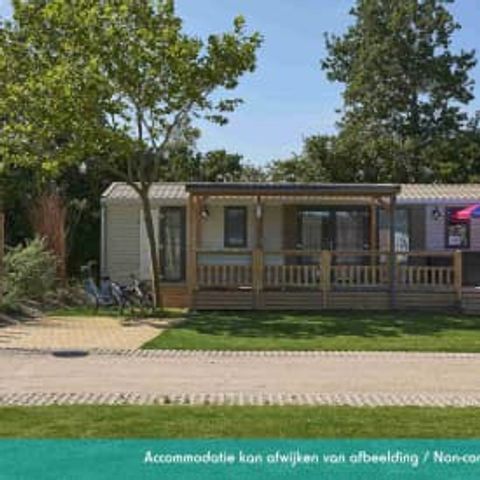 Mobilheim 4 Personen - Mobilheim Excellence 2 Schlafzimmer Terrasse (für 4 Personen)
