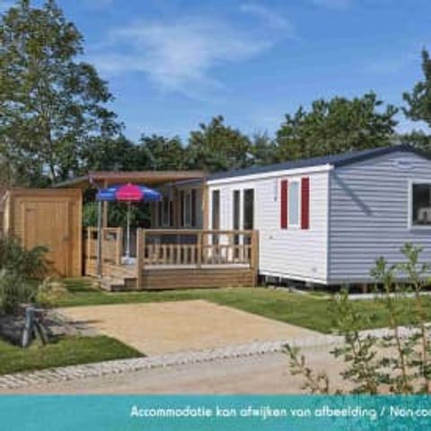 Mobilheim 6 Personen - Mobilheim Excellence 3 Schlafzimmer Terrasse (für 6 Personen)