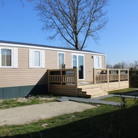 Mobilheim 4 Personen - Mobilheim Excellence 2 Schlafzimmer Terrasse (für 4 Personen)