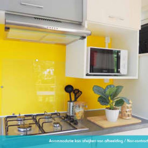 Mobilheim 4 Personen - Mobilheim Elégance 2 schlafzimmer terrasse