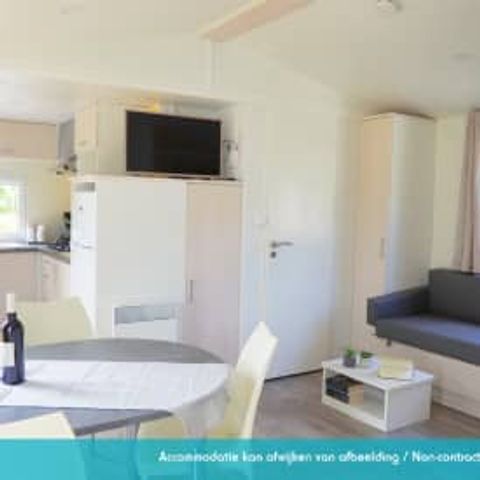 Mobilheim 4 Personen - Mobilheim Elégance 2 schlafzimmer terrasse