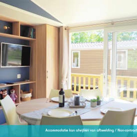 Mobilheim 6 Personen - Mobilheim Elégance 3 schlafzimmer terrasse