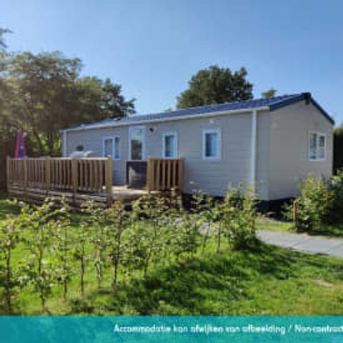 Mobilheim 6 Personen - Mobilheim Elégance 3 schlafzimmer terrasse