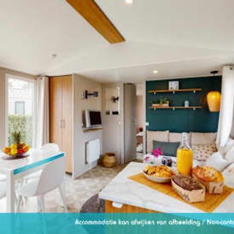 Mobilheim 4 Personen - Mobilheim Excellence 2 Schlafzimmer Terrasse