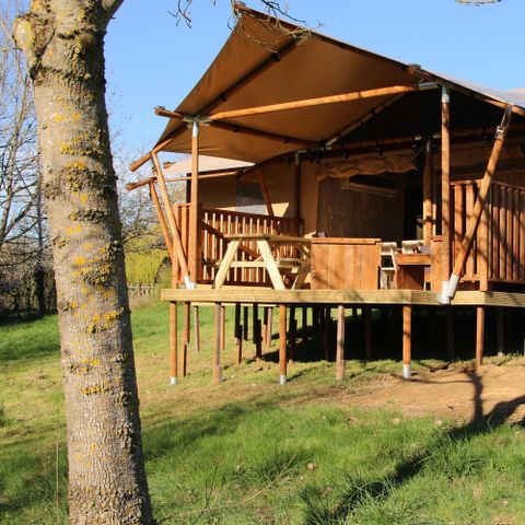 Safarizelt 5 Personen - Lodge Privilège Nature - 2 Zimmer