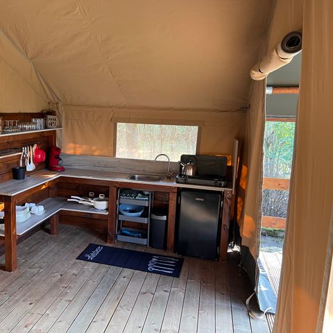 SafariZelt 4 Personen - Campingplatz 'de Val' - Safarizelt 4 Personen
