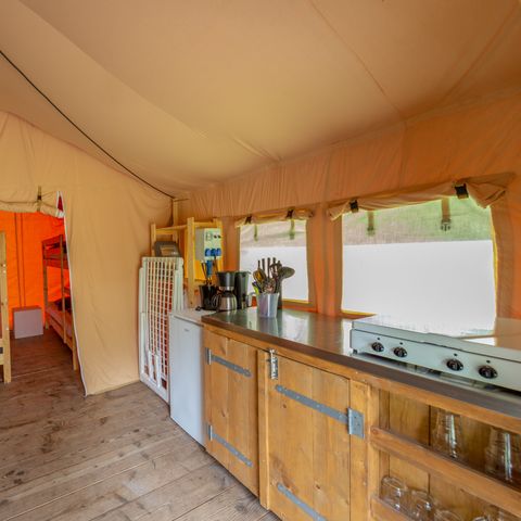 Safarizelt 6 Personen - Ferienpark Herperduin - Safari Zelt 6 Personen