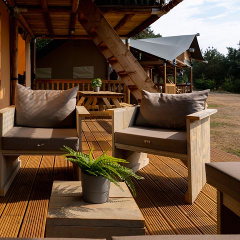 Safarizelt 7 Personen - Glamping-Zelt