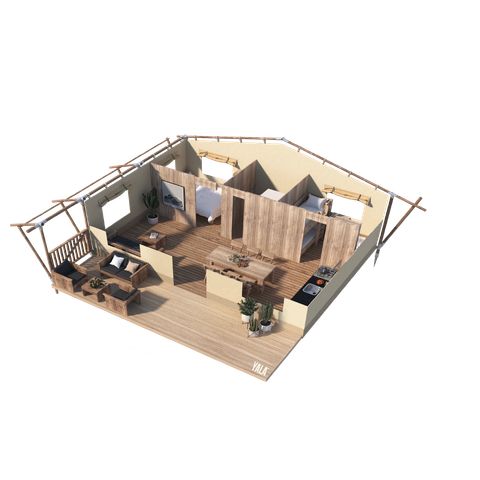Safarizelt 5 Personen - Stardust 40