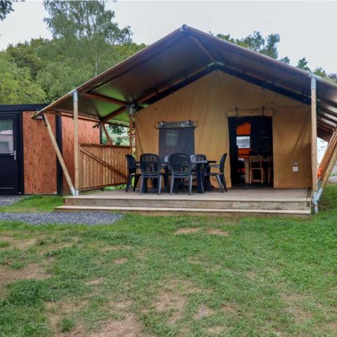 Safarizelt 8 Personen - Campingplatz Liefrange - Safarizelt