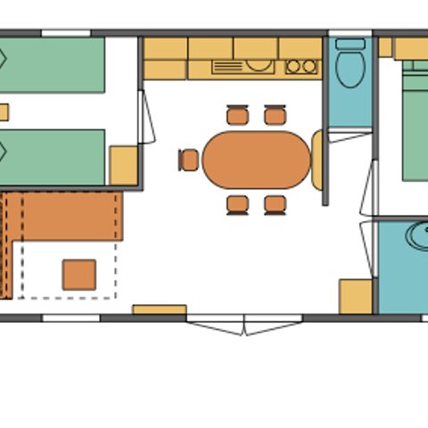 Mobilheim 4 Personen