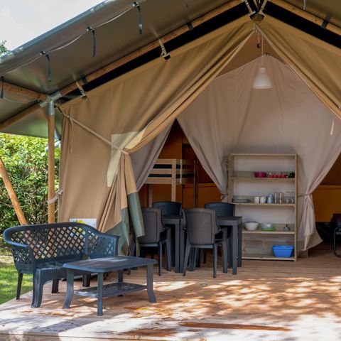 SafariZelt 6 Personen - Camping Um Bierg - Safarizelt 6 Personen