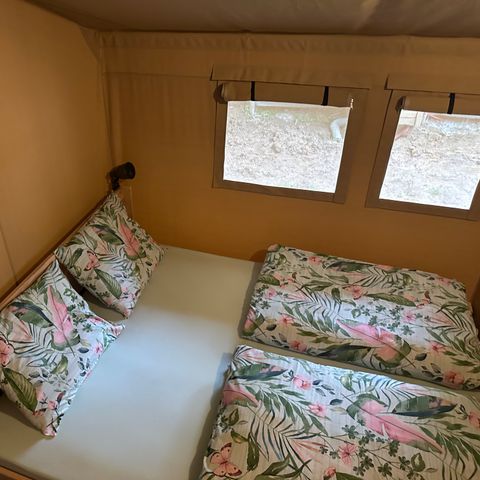 Safarizelt 4 Personen - einschließlich sanitärer Einrichtungen