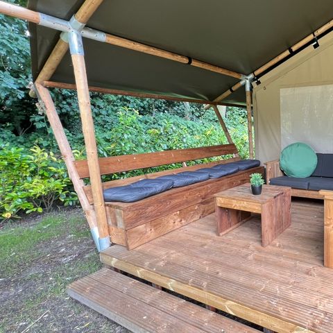 SafariZelt 5 Personen - einschließlich Toilette