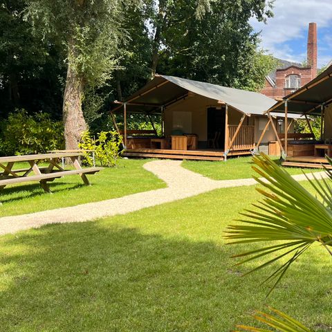 SafariZelt 5 Personen - einschließlich Toilette