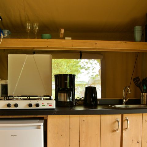 SafariZelt 6 Personen - mit Aussicht auf