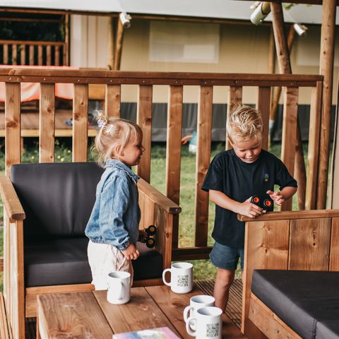 Safarizelt 6 Personen - Inkl. Toilette