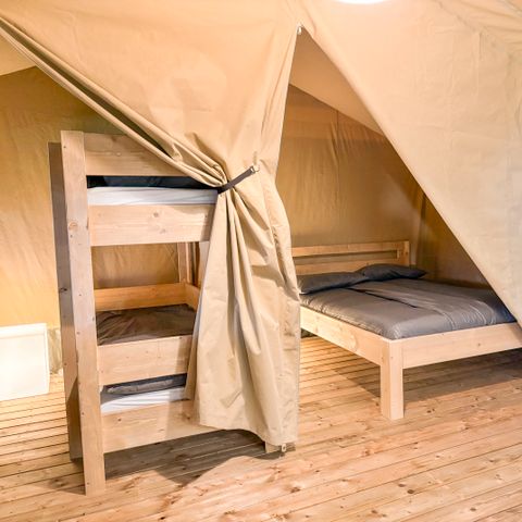 Safarizelt 6 Personen - Inkl. Toilette