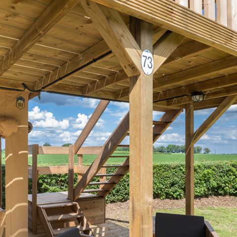 SafariZelt 2 Personen - einschließlich sanitärer Einrichtungen