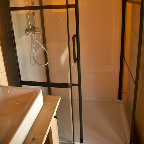 Safarizelt 2 Personen - einschließlich sanitärer Einrichtungen