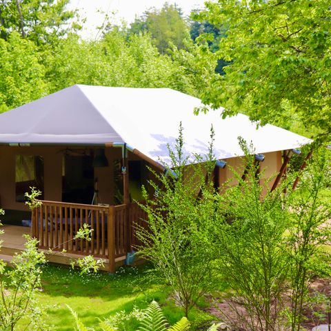 Safarizelt 6 Personen - einschließlich sanitärer Einrichtungen