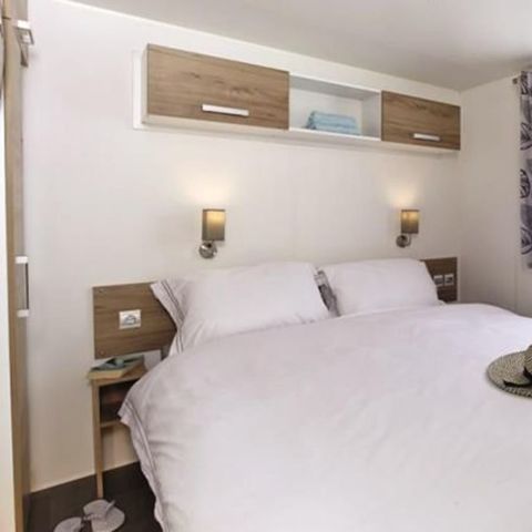 Mobilheim 4 Personen - Premium | 2 Zi. | 4 Pers. | Erhöhte Terrasse | Klim.