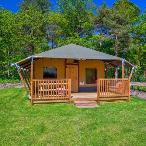 Safarizelt 6 Personen - einschließlich sanitärer Einrichtungen