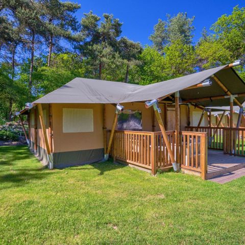 Safarizelt 7 Personen - einschließlich sanitärer Einrichtungen