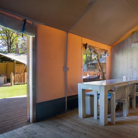 Safarizelt 7 Personen - einschließlich sanitärer Einrichtungen