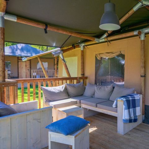 Safarizelt 7 Personen - einschließlich sanitärer Einrichtungen