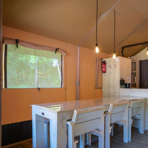 Safarizelt 6 Personen - einschließlich sanitärer Einrichtungen