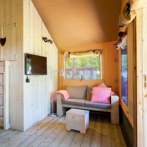 Safarizelt 6 Personen - einschließlich sanitärer Einrichtungen