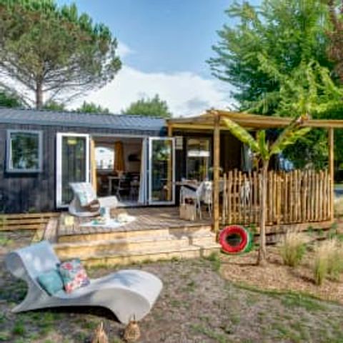 Mobilheim 6 Personen - Cottage Cocoon 6p 3ch 2Sdb Clim Premium