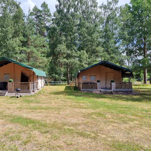 SafariZelt 6 Personen - inkl. privater sanitärer Anlagen