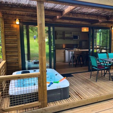 Mobilheim 5 Personen - Cottage Pantaïa 3 Zimmer 5 Personen Klimatisiert + TV + Jacuzzi