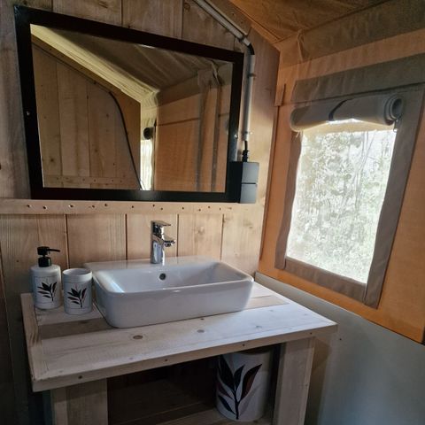 Safarizelt 4 Personen - einschließlich sanitärer Einrichtungen