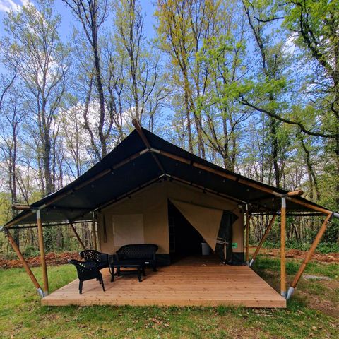 Safarizelt 6 Personen - einschließlich Toilette