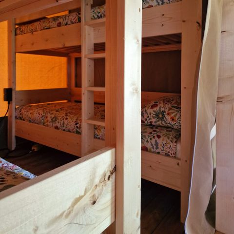 Safarizelt 6 Personen - einschließlich Toilette