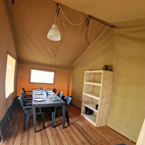 Safarizelt 6 Personen - einschließlich Toilette